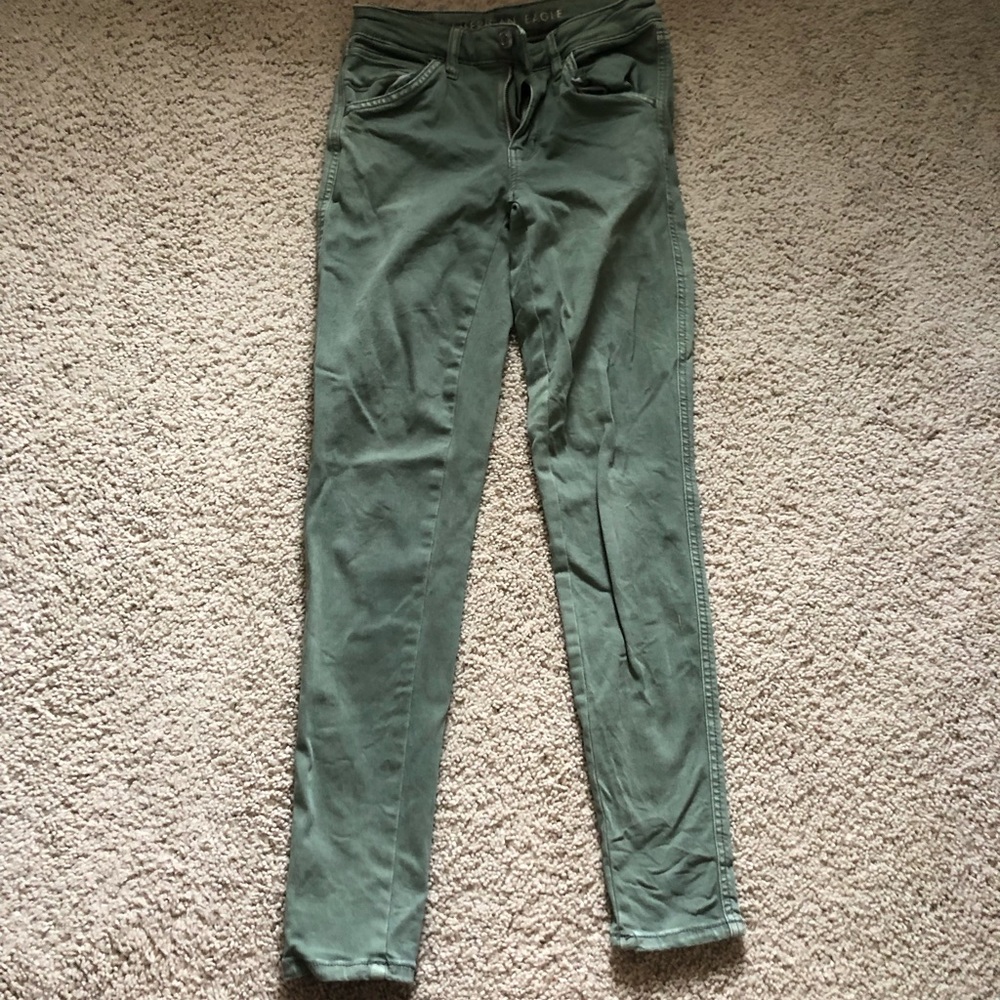 Army Green American Eagle jeans